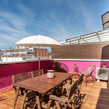 Daire Dreamy Sunsets In A Penthouse With Terrace Barselona