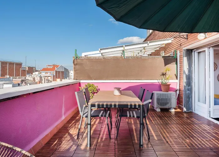 Penthouse With Terrace In Center Апартаменты Барселона